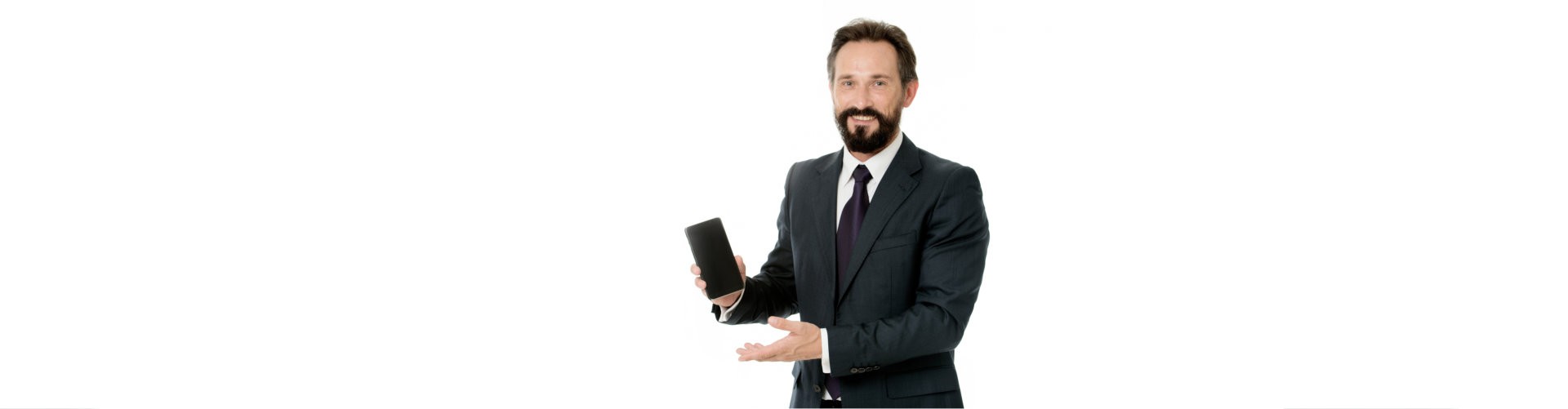 man holding smart phone